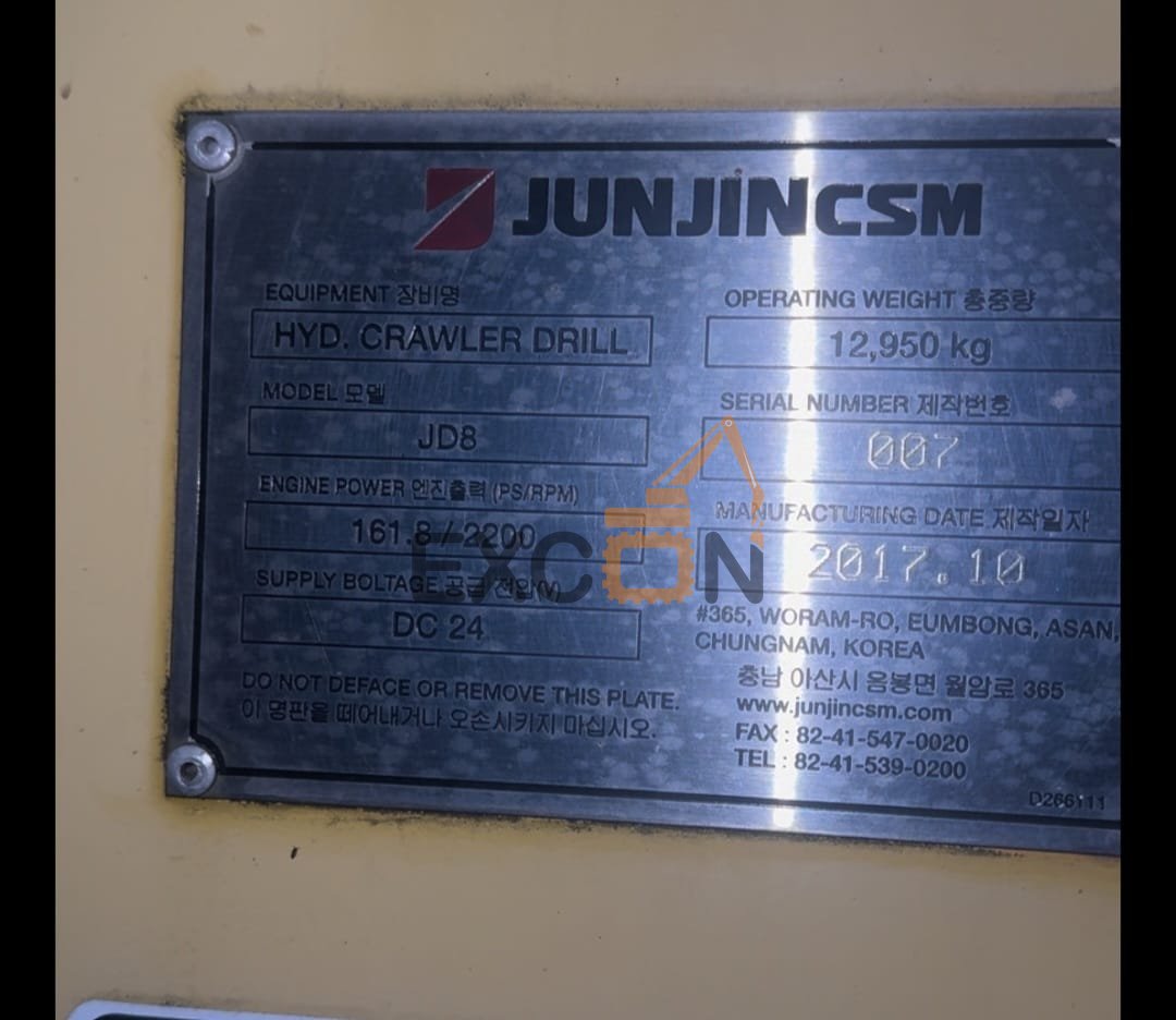 2017 JUNJIN JD1000